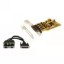 EXSYS EX-41384 PCI 4-porttinen RS-232 -sarjakortti Low-Profile-kiinnikkeellä