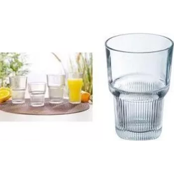 Esmeyer Arcoroc Starline juomalasi 420 ml, karkaistu lasi, konepesun kestävä, pinottava, 6 kpl:n sarja 384-6735