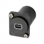 EXSYS EX-49169 D-tyypin sovitin Mini DisplayPort naaras - DisplayPort naaras paneeliasennus