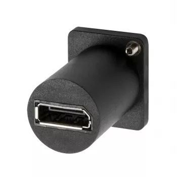 EXSYS EX-49169 D-tyypin sovitin Mini DisplayPort naaras - DisplayPort naaras paneeliasennus