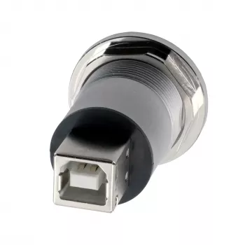 EXSYS EX-49192 metalli USB 2.0 Type-B naaras-naaras asennussovitin