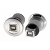EXSYS EX-49192 metalli USB 2.0 Type-B naaras-naaras asennussovitin