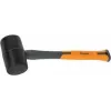 Bradas kumivasara 450 g antrasiitti/oranssi 340 mm lasikuitukahva luistamaton TPR-kahva DIY-HF6045