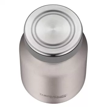 THERMOS TC Food Jar 0,5L rosé tyhjiöeristetty ruostumattomasta teräksestä valmistettu ruokasäiliö, vuotamaton, kumipintainen 4077.371.050