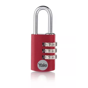 Yale YE3CB/38/131/1/CO 38mm punainen yhdistelmäriippulukko