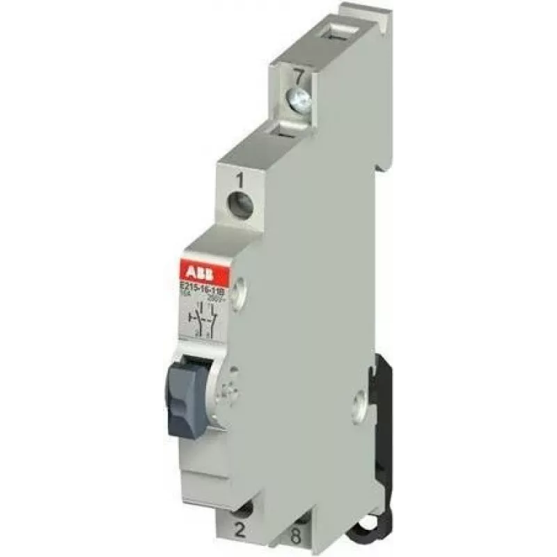 ABB E217-16-10B pääkytkin turvakytkin 1P 16A 230V AC DIN-kisko 2CCA703160R0001