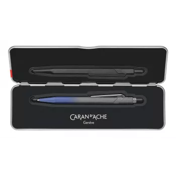 Caran d'Ache 849 kuulakärkikynä Storm Blue Claim Your Style 5th Edition medium sininen muste NM849.589