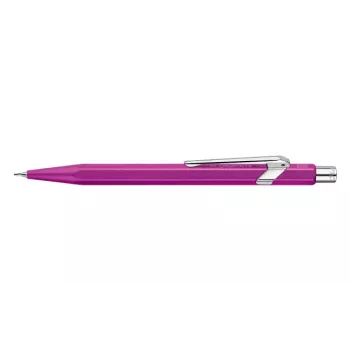 CARAN D'ACHE 844 Colormat-X lyijytäytekynä 0,7 mm, violetti satiinialumiininen kuusikulmainen runko 844.605