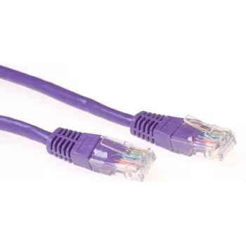ACT IB4715 Cat5e U/UTP verkkokaapeli, RJ45, violetti, 15 m