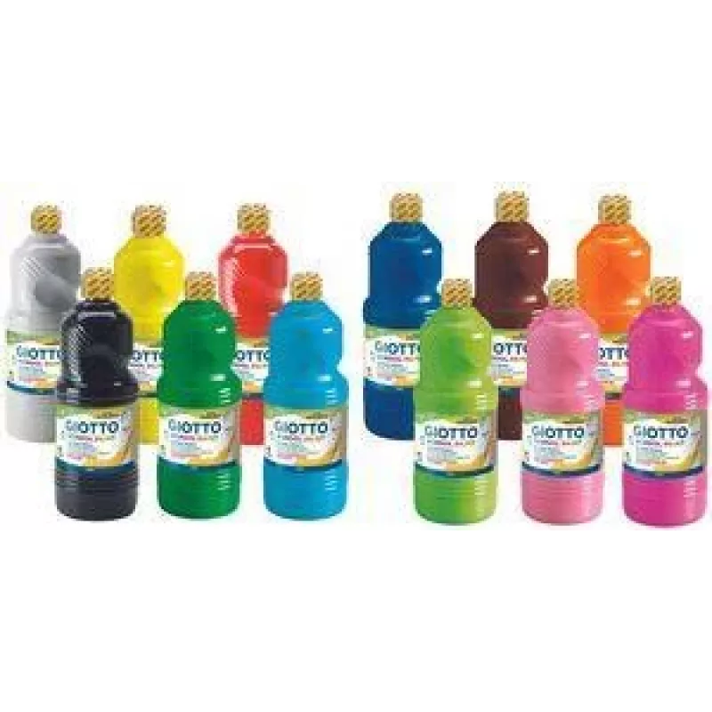 GIOTTO koulumaali guassi, 1000 ml, sekalaisia värejä, F53570000