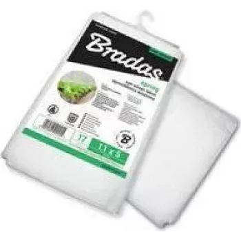 Bradas hallansuojakangas 1,1 x 20 m, 17 g/m², valkoinen AWW11711020