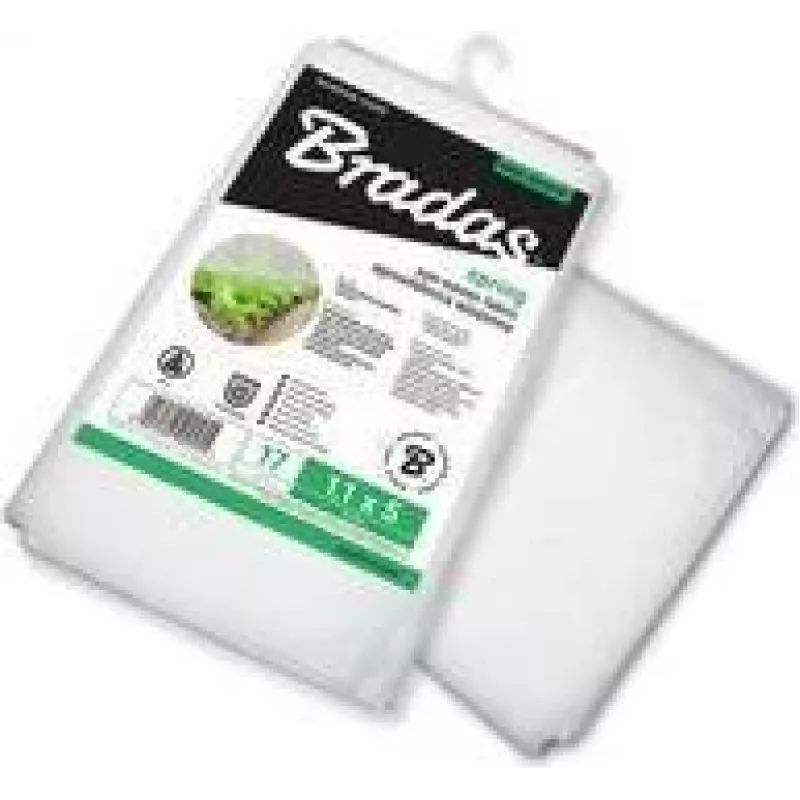 Bradas hallansuojakangas 1,1 x 20 m, 17 g/m², valkoinen AWW11711020