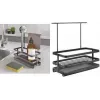 Metaltex Tokyo LAVA tiskiorganisaattori, mattamusta, metalli, ruostumaton, iskunkestävä, 1 kpl 352902000