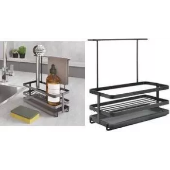 Metaltex Tokyo LAVA tiskiorganisaattori, mattamusta, metalli, ruostumaton, iskunkestävä, 1 kpl 352902000