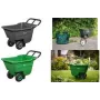 Bradas HANDY-GO puutarhakärry 90 L vihreä, 150 kg kantavuus, muovikaukalo, teräsrunko, ilmarengas TQ-WB090GR