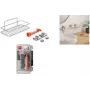 Metaltex Reflex Luxy Vacuum-Fix seinähylly hopea 1 taso 403329000