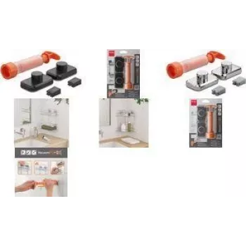 Metaltex VacuumFix koukkusarja kromi muovi poraton asennus - 1 sarja 404999000