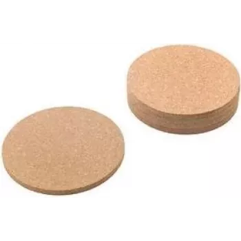 Metaltex korkki lasinaluset, ruskea, 6 kpl:n sarja, liukumaton, luonnonkorkki 569831000