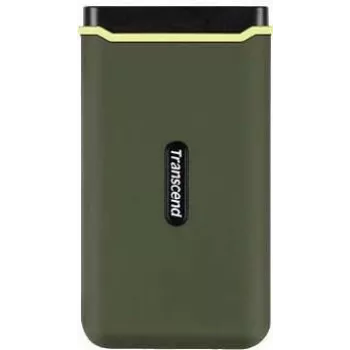 Transcend ESD380C kannettava SSD - 2TB, USB 3.2 Gen 2x2, armeijanvihreä TD-TS2TESD380C
