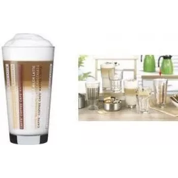 Esmeyer LINES Latte Macchiato lasi 370 ml, 12 kpl:n pakkaus, konepesunkestävä 410-865