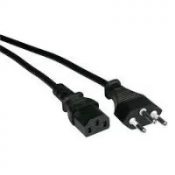 VALUE virtajohto Swiss tyyppi J - IEC C13 1,8 m musta 19.99.1220