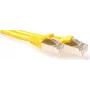ACT keltainen 10 m S/FTP CAT6A Snagless RJ45 verkkokaapeli FB6810