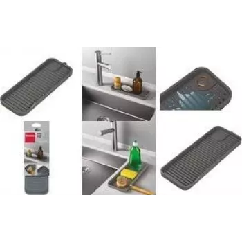 Metaltex Tidy-Mat silikoninen tiskausjärjestelijä, harmaa, 230 mm 320490000