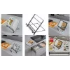 Metaltex Tokyo LAVA keittokirjateline mattamusta 352918000