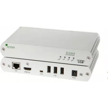Icron EL5363 KVM-jatko 4K30 HDMI USB 2.0 Cat5e/6/7 100 m EU 00-00387