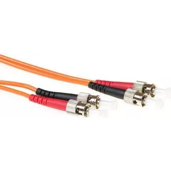 ACT 0,5m LSZH multimode 62,5/125 OM1 kuitu-patchkaapeli duplex ST/ST (RL1000)