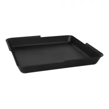 PAPSTAR Circulware uudelleenkäytettävä suorakaiteen muotoinen tarjoiluvati, jakamaton, musta, 1 000 ml, polypropyleeni ja 30 % mineraalitäyteaineita, 1 kpl 97021
