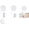 Esmeyer Arcoroc EVERYDAY keittolautanen, 225 mm, valkoinen karkaistu lasi, 6 kpl:n sarja (384-3101)