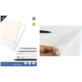 KANGARO K-770301 kuultopaperilehtiö DIN A3, 24 arkkia 80 g/m² + 1 millimetripaperiarkki