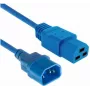 ACT virtakaapeli C14 - C21 IEC 60320 sininen 3 m (AK5384)