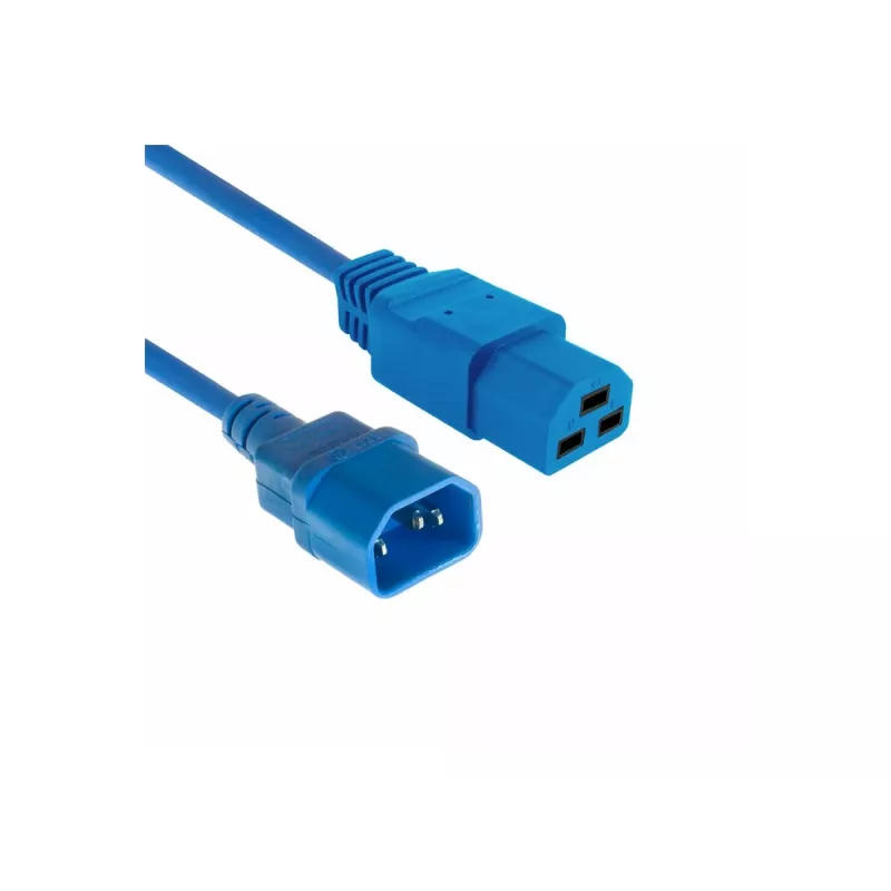 ACT virtakaapeli C14 - C21 IEC 60320 sininen 3 m (AK5384)