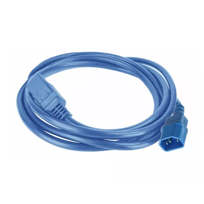 ACT virtakaapeli C14 - C21 IEC 60320 sininen 3 m (AK5384)