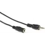 ACT AK2031 audiokaapeli 5 m 3,5 mm uros - uros musta
