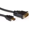 ACT AK3739 HDMI A -uros DVI-D -uros Single-Link-muunnoskaapeli 1 m musta