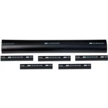 3M TE100050984 lämpökutistesukka 12,7 mm musta 4 kpl:n pakkaus