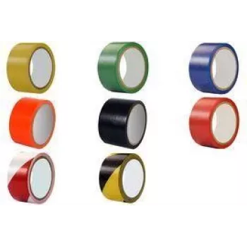 RILLPRINT T61805 lattiamerkintäteippi, 50 mm x 33 m, valkoinen, PVC, erittäin tarttuva