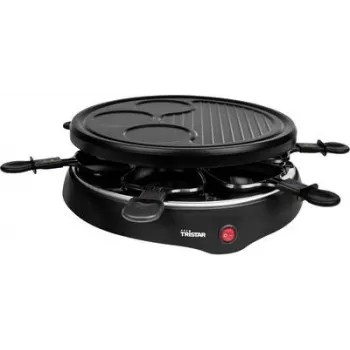 Tristar RA-2998 raclette-grilli 6 tarttumattomalla pannulla, 800 W, musta