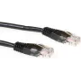 ACT 5 m LSZH U/UTP CAT6 -verkkokaapeli RJ45-liittimillä - musta (IB9905)