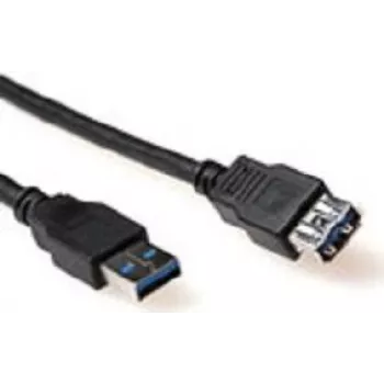 ACT SB3040 USB 2.0 -jatkokaapeli 0,5 m USB-A-uros USB-A-urokseen musta