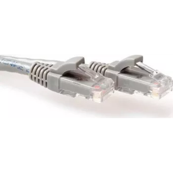 ACT harmaa 0,25 m U/UTP CAT6 Snagless -verkkokaapeli RJ45-liittimillä (IS8052)