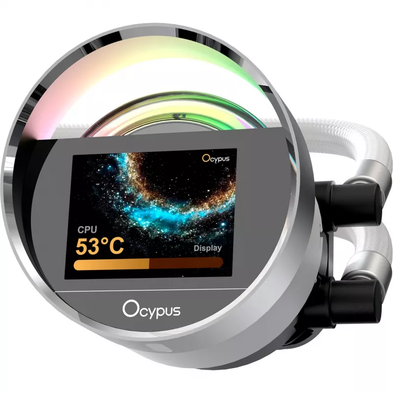 Ocypus Sigma L36 ARGB valkoinen 360mm neste-CPU-jäähdytin