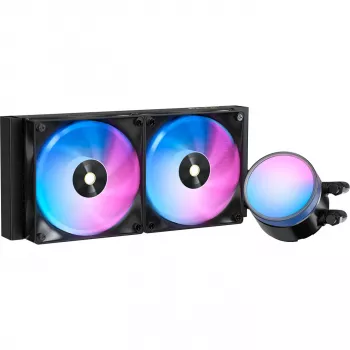 Ocypus Delta L24 ARGB V2 240mm AIO neste-CPU-jäähdytin - musta