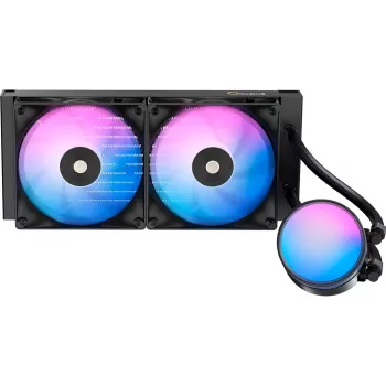 Ocypus Delta L24 ARGB V2 240mm AIO neste-CPU-jäähdytin - musta