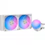 Ocypus Delta L24 ARGB V2 valkoinen 240mm AIO neste-CPU-jäähdytin