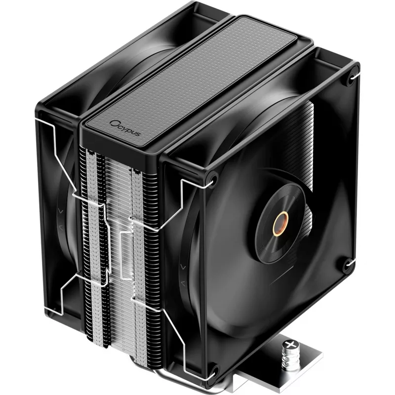 Ocypus Delta A40 Elite kaksoistuuletin musta 120 mm CPU-ilmajäähdytin