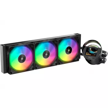 Ocypus Sigma L36 ARGB musta 360mm AIO neste-CPU-jäähdytin